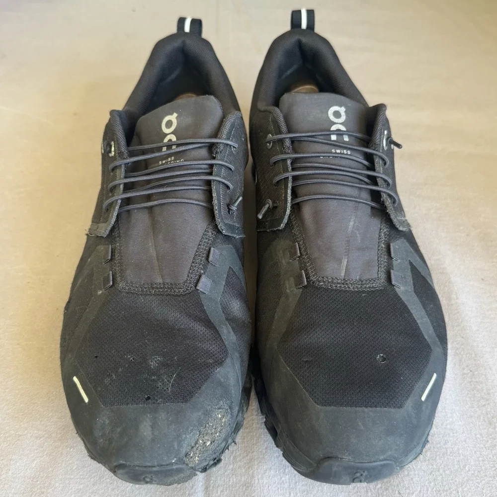 Size 13 - On Cloud 5 Men's Black‎ Running Athletic Shoes Sneakers 59.98986 Rough